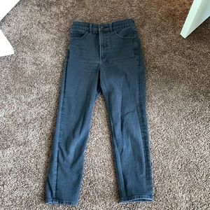 Express Black Mom Jeans